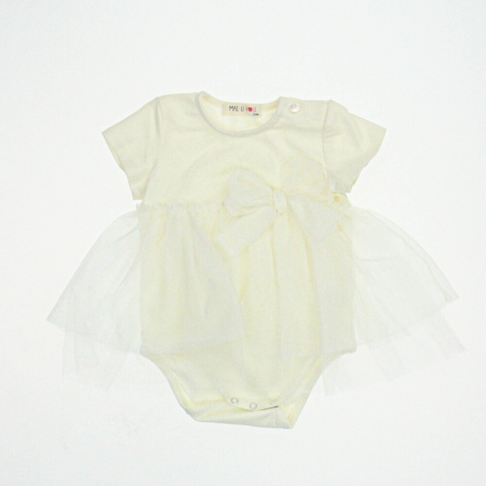 Mae Li Rose Girls Ivory Dress size: 6-9 Months
